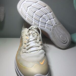Women’s Nike Air Max White and Orange